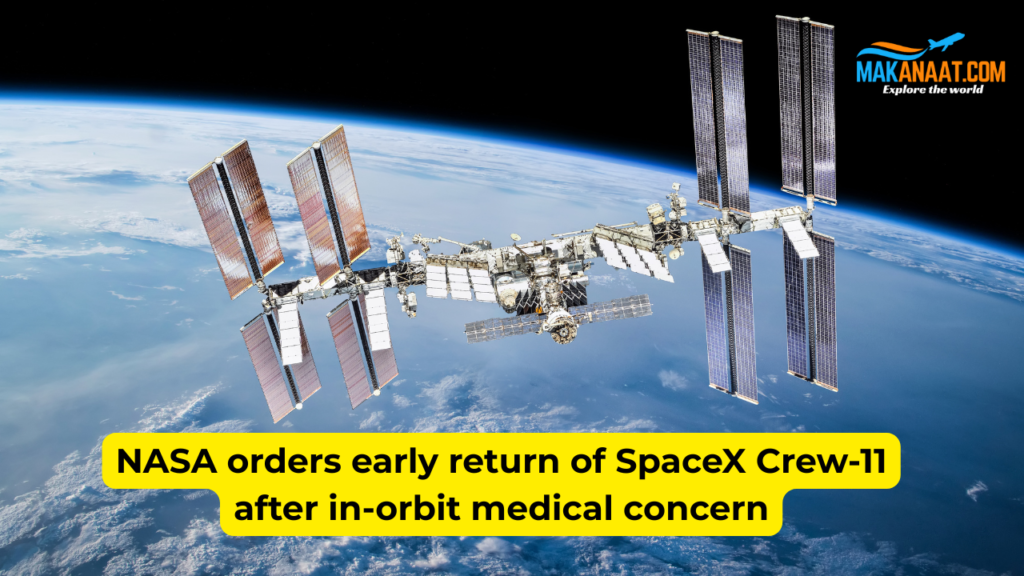 NASA orders early return of SpaceX Crew-11 after in-orbit medical concern