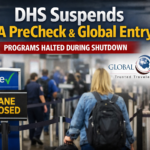 DHS Suspends TSA PreCheck and Global Entry as Shutdown Disrupts U.S. Travel