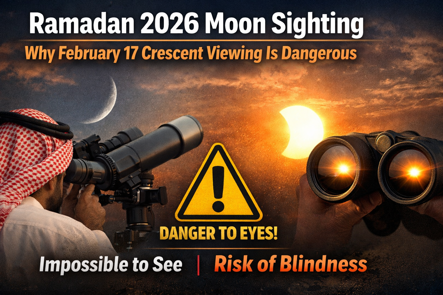 Ramadan 2026 Moon Sighting Warning: Why Feb 17 Crescent Is Unsafe