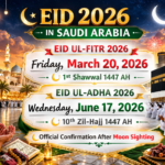 Eid celebrations in Saudi Arabia 2026