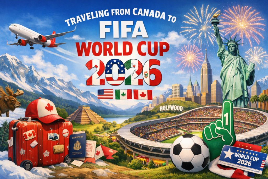 How to Travel to FIFA World Cup 2026 from Canada?