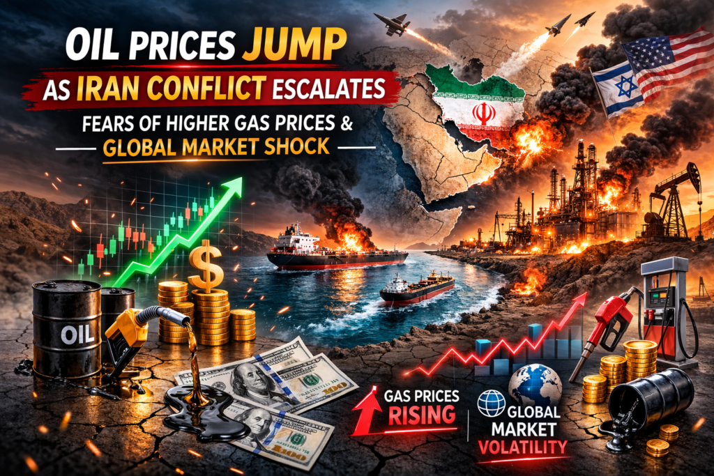 Oil prices surge amid Middle East turmoil