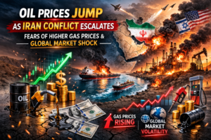 Oil prices surge amid Middle East turmoil