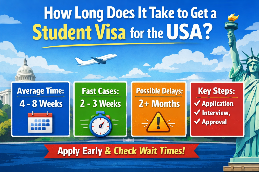 How Long Does It Take to Get a U.S. Student Visa? (2026 Timeline Guide)