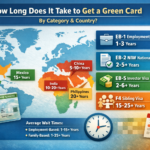 Green card processing times by country
